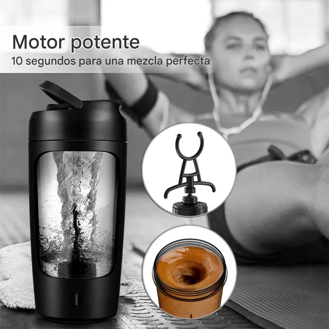 Vaso Mezclador Shaker Recargable Usb Automatico Negro JrSuplementos Vaso Mezclador Shaker Recargable Usb Automatico Negro JrSuplementos