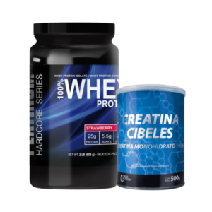 100% Whey Protein Platinum – 2lb Frutilla + Creatina Cibeles 500g