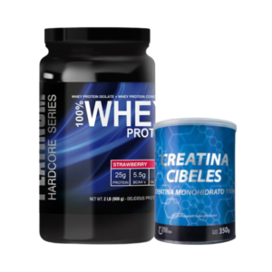 100% Whey Protein Platinum – 2lb Frutilla + Creatina Cibeles 350g